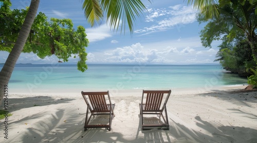 Two white towels are laying on a wooden deck overlooking the ocean