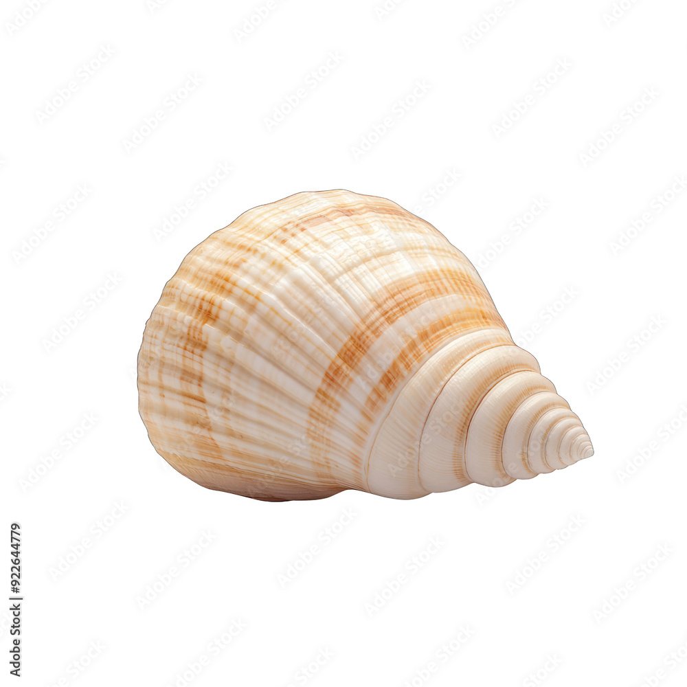 A delicate sea shell with smooth texture and beautiful stripes, perfect for beach-themed designs and nature projects. transparent background A delicate sea shell with smooth texture and beautiful stripes, perfect for beach-themed designs and nature projects. transparent background