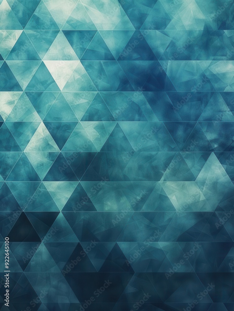 Obraz premium Geometric pattern background in cool tones that are pleasing to the eye
