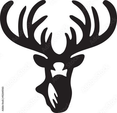 White and black silhouette vector Which is Graphics aliment . Cat head, Tiger head logo , Dear , Burger, 