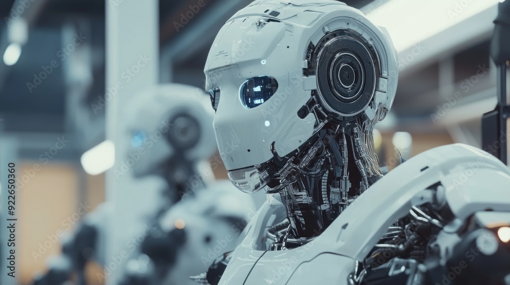 Fototapeta premium Mechanical Legs of a Robot