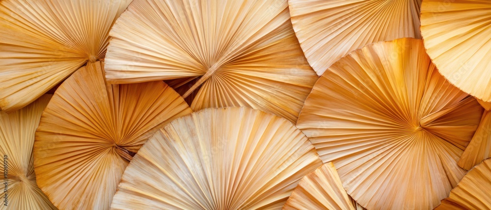 Dry palm leaves frame background. Close up of dried fan shaped tropical palm tree leafs. Natural background Dry palm leaves frame background. Close up of dried fan shaped tropical palm tree leafs. Natural background