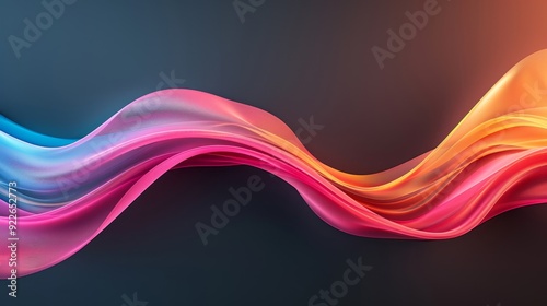 A splash of water with a blue and pink swirl