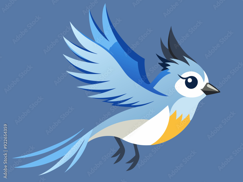 Mésange touffeté, oiseau volant, séquence d’animation, dessin animé, vecteur,
Mésange touffeté, oiseau volant, séquence d’animation, dessin animé, vecteur,