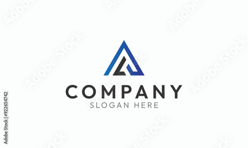  AL  Abstract Logomark. AL Minimal Monogram Logo
