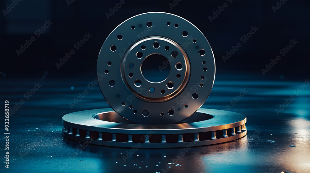 Maintenance concept for car brake disc with empty space Maintenance concept for car brake disc with empty space