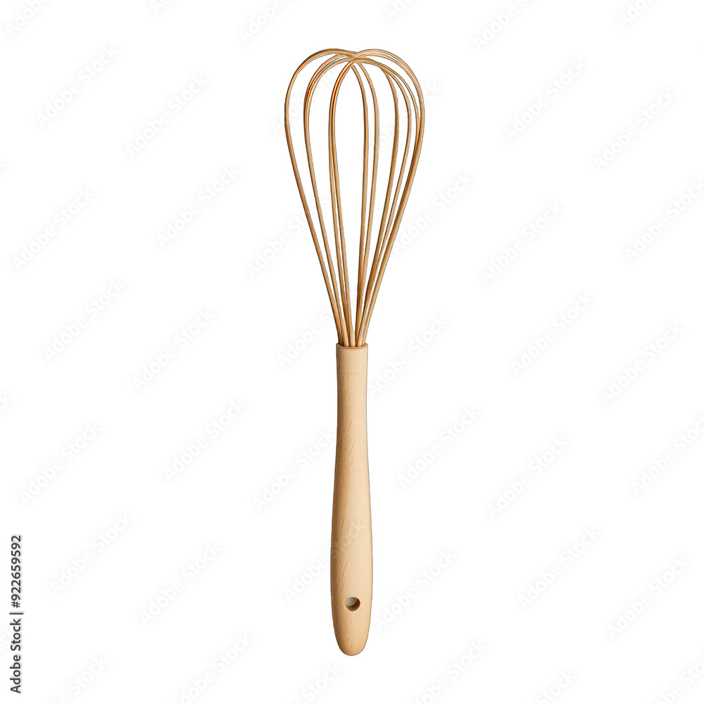 A wooden whisk with a sleek design, perfect for blending ingredients in any kitchen setting. transparent background A wooden whisk with a sleek design, perfect for blending ingredients in any kitchen setting. transparent background