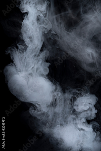 Tableau sur toile nube de humo, envolvente aura, nube de gas, humo, humo negro, nubes, fondo abstr