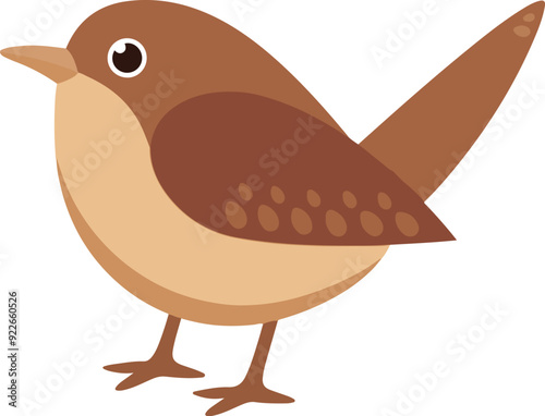 Bird with a bird illustration