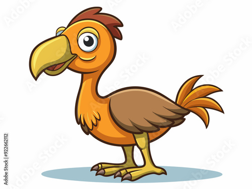 Dessin d’oiseau dodo de dessin animé