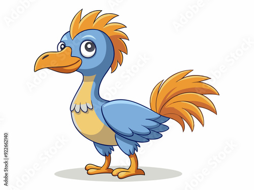 Dessin d’oiseau dodo de dessin animé