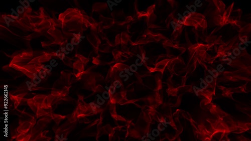 Intense abstract design featuring a fiery red texture with swirling patterns against a dark background. Ideal for dramatic, horror, or high-energy visual themes. High quality 4k footage photo