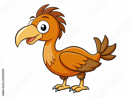 Dessin d’oiseau dodo de dessin animé
