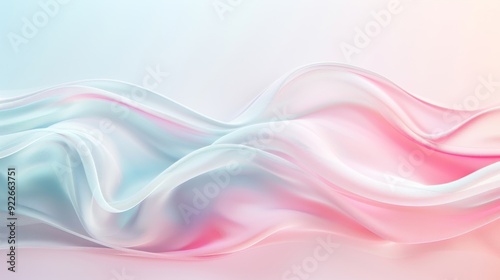 A colorful wave with a white background