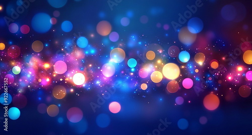 abstract shiny gradient bokeh background