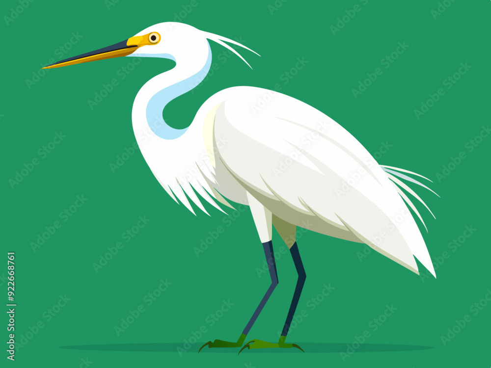 Dessin vectoriel de l’aigrette blanche
Dessin vectoriel de l’aigrette blanche