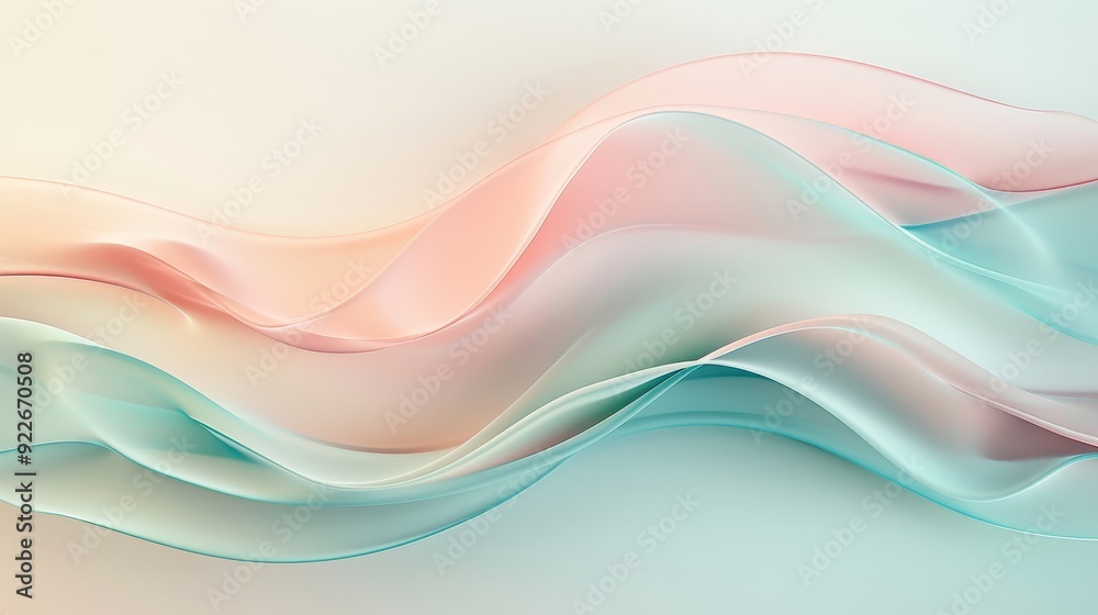 A colorful, abstract background with a pink and yellow wave A colorful, abstract background with a pink and yellow wave