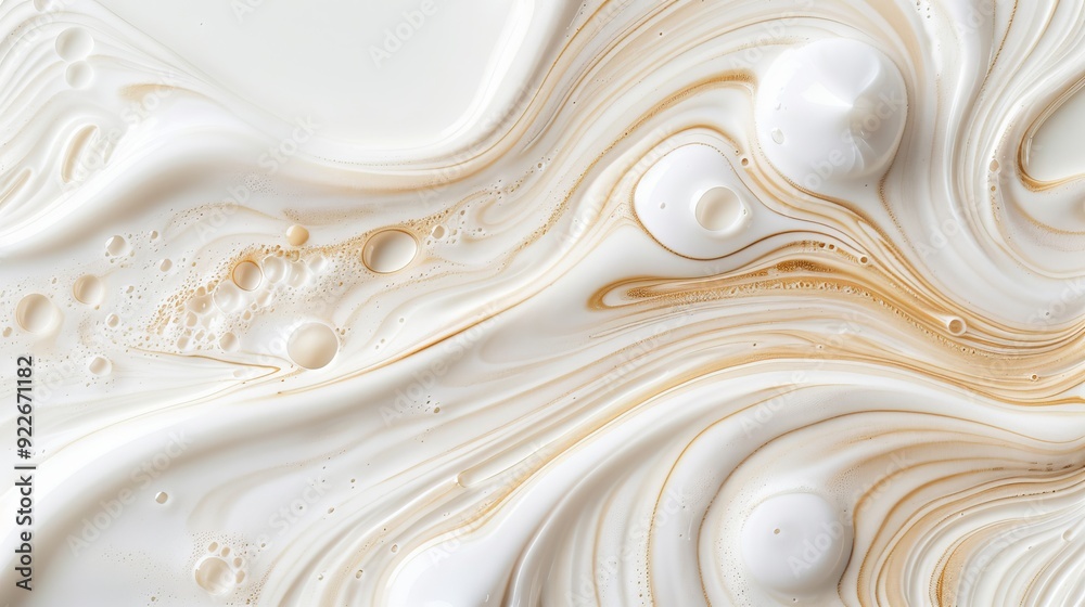 A painting of a white background with a swirl of yellow paint A painting of a white background with a swirl of yellow paint