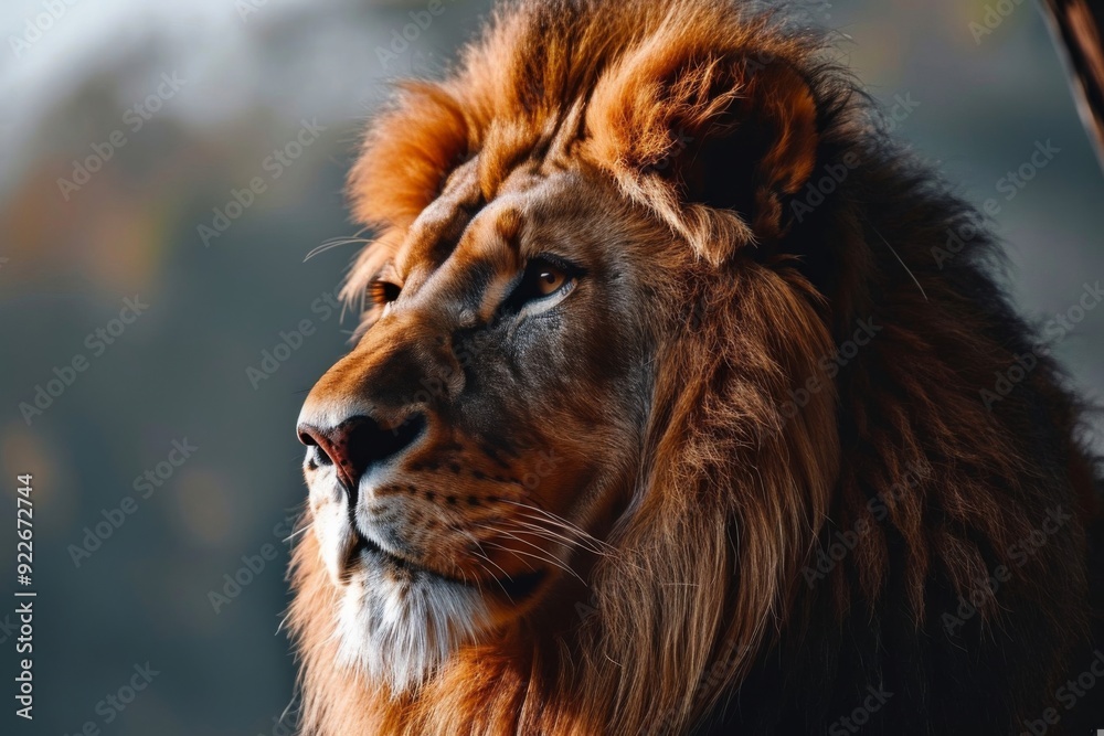 Naklejka premium An image of a lion pride resting in the savannah, their regal presence and familial bonds embodying the essence of the African wildernes