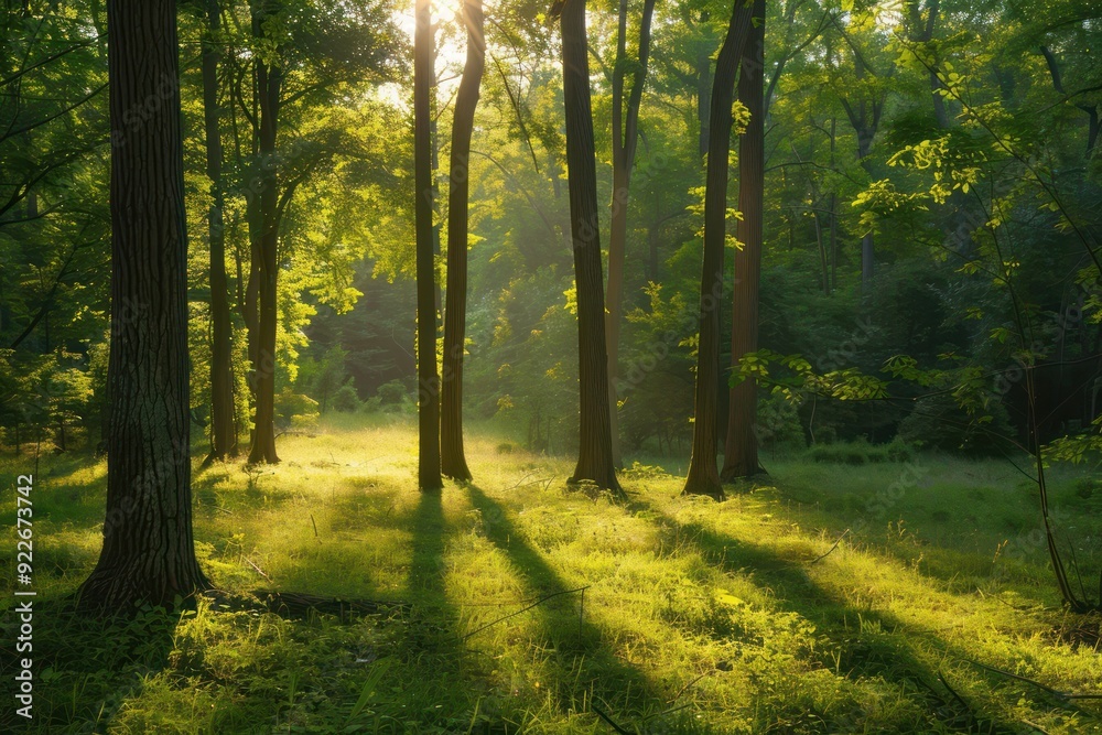 Fototapeta premium morning in the forest