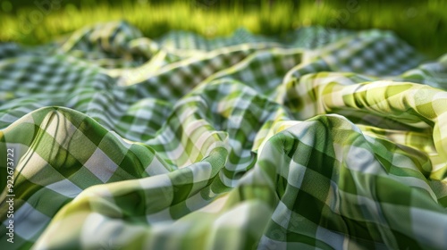 The Green Checkered Blanket photo