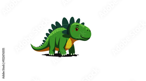 Dinosaurio Verde herbivoro