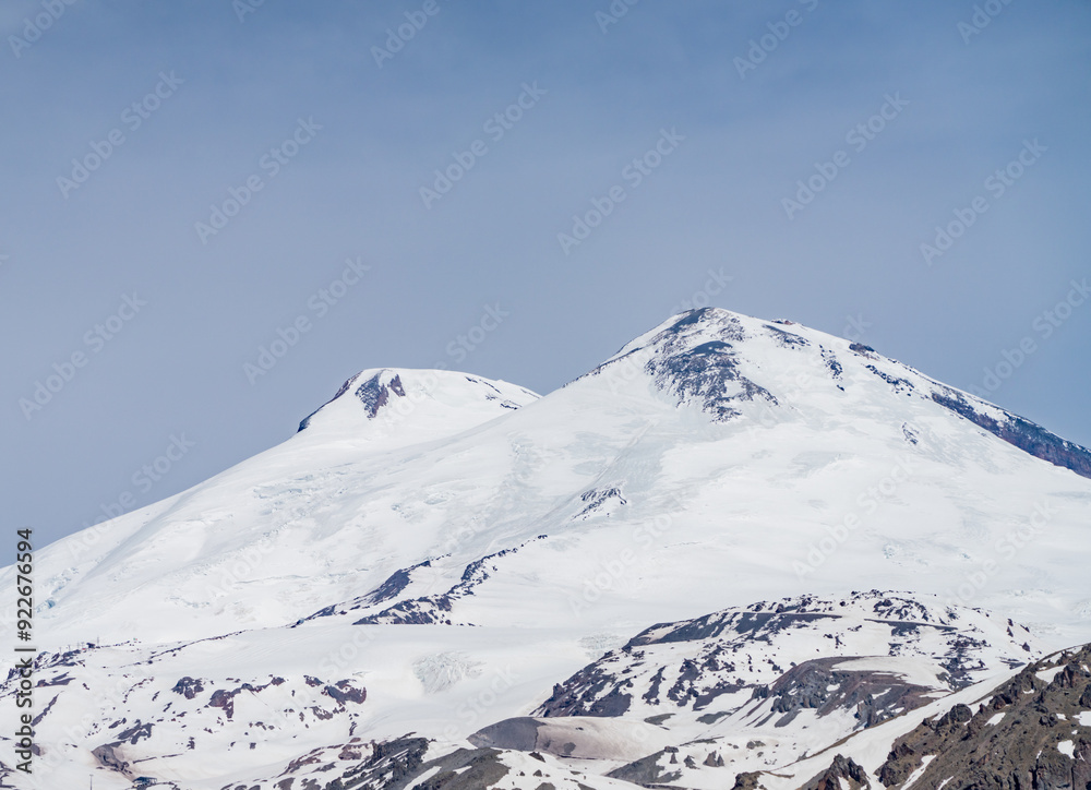 snow-capped mountains of the Caucasus in winter snow-capped mountains of the Caucasus in winter