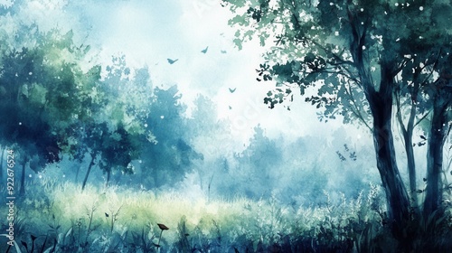 Morning Forest Mist