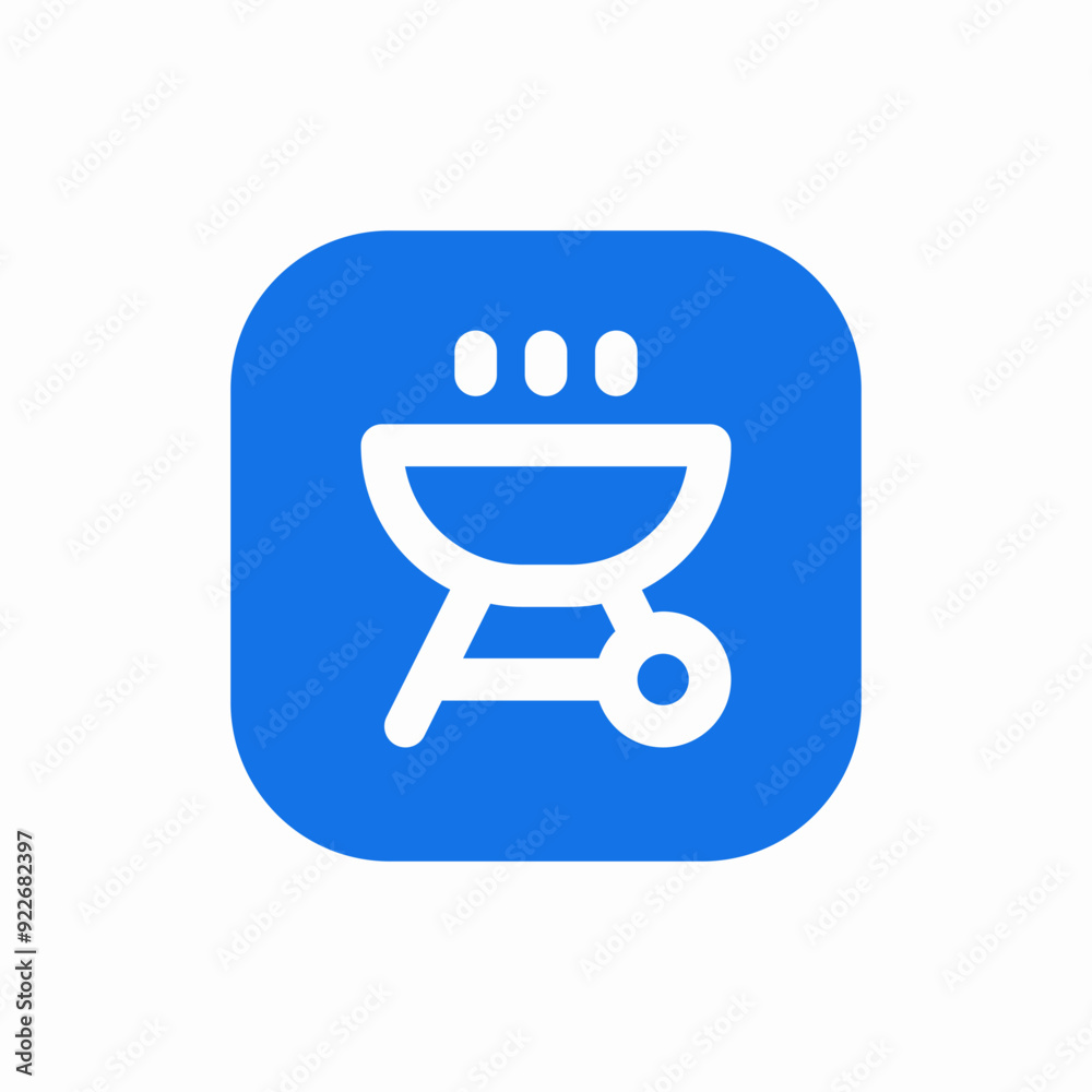 barbeque grill bbq icon vector barbeque grill bbq icon vector