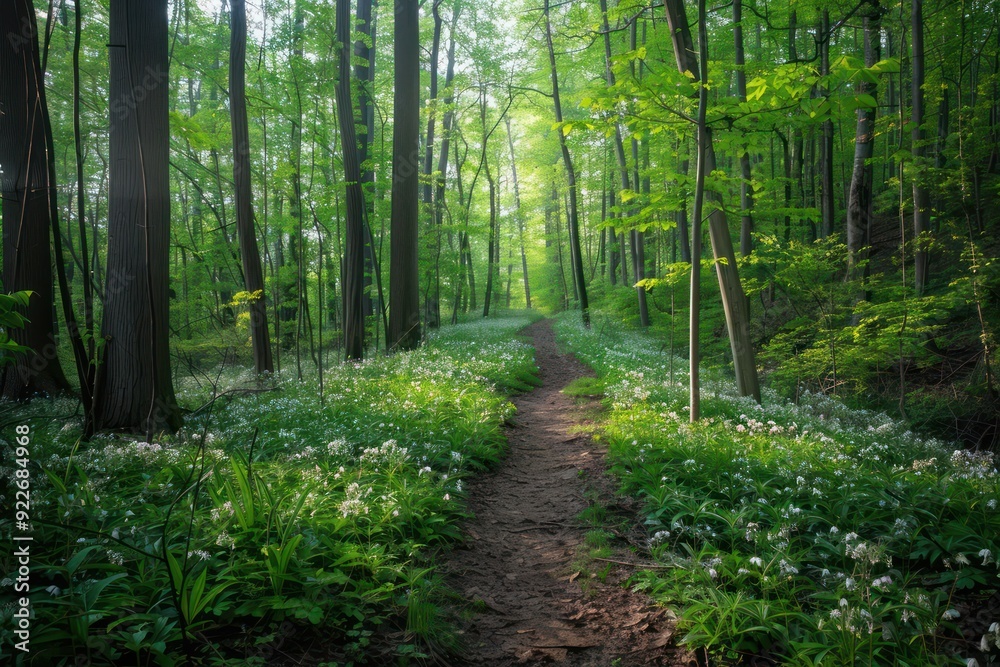 Obraz premium path in the forest
