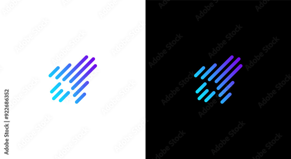 rocket lab with simple line logo concept vector icon rocket lab with simple line logo concept vector icon