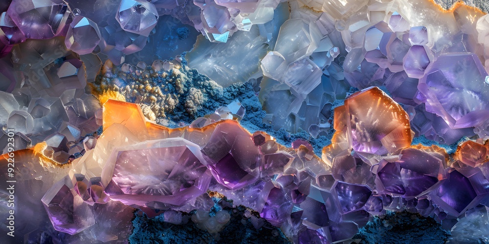 Gemstone Close-up with Elegant Texture Gemstone Close-up with Elegant Texture