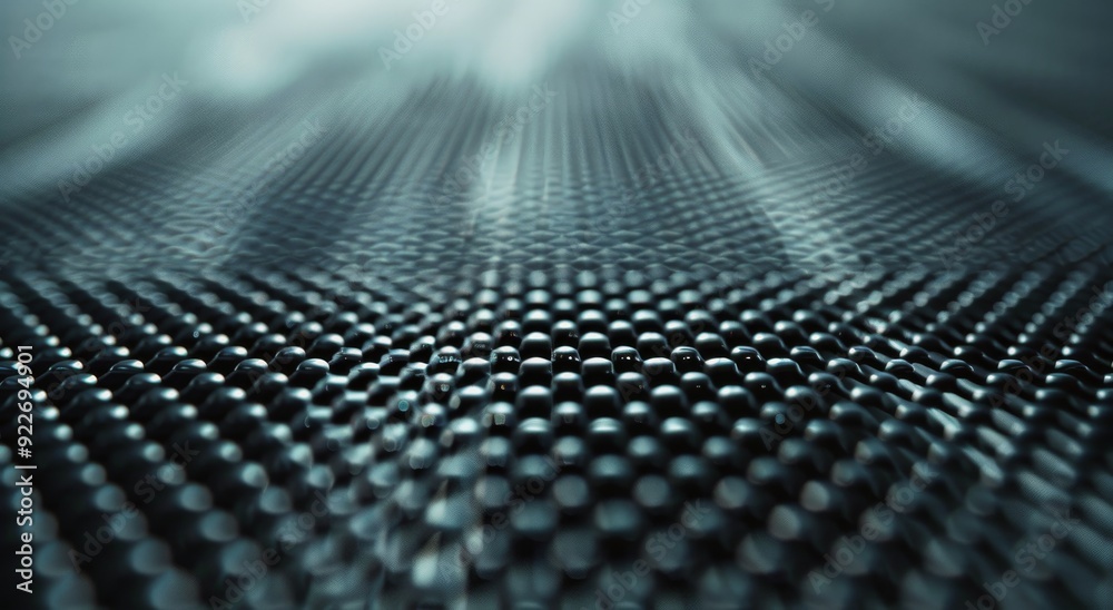 Textured Black Fabric With White Dots Under Soft Lighting Textured Black Fabric With White Dots Under Soft Lighting