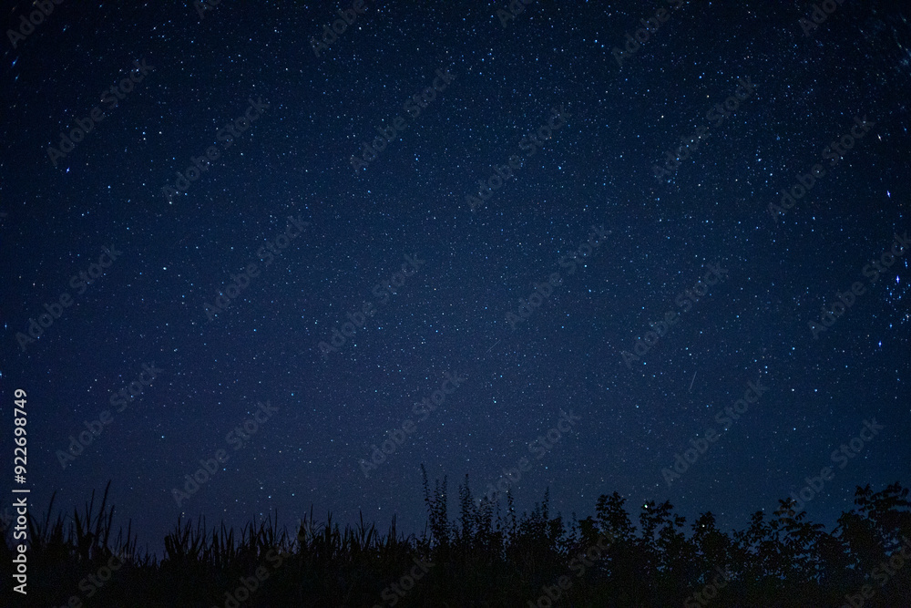 Night starry sky in summer Night starry sky in summer