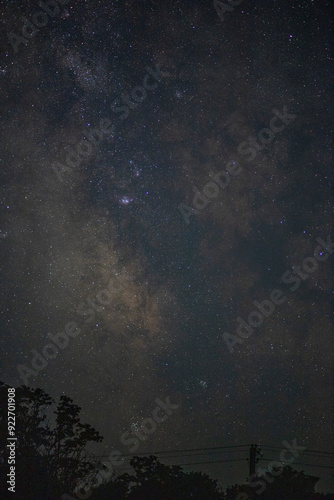 STARRY SKY WITH THE MILKY WAY photo