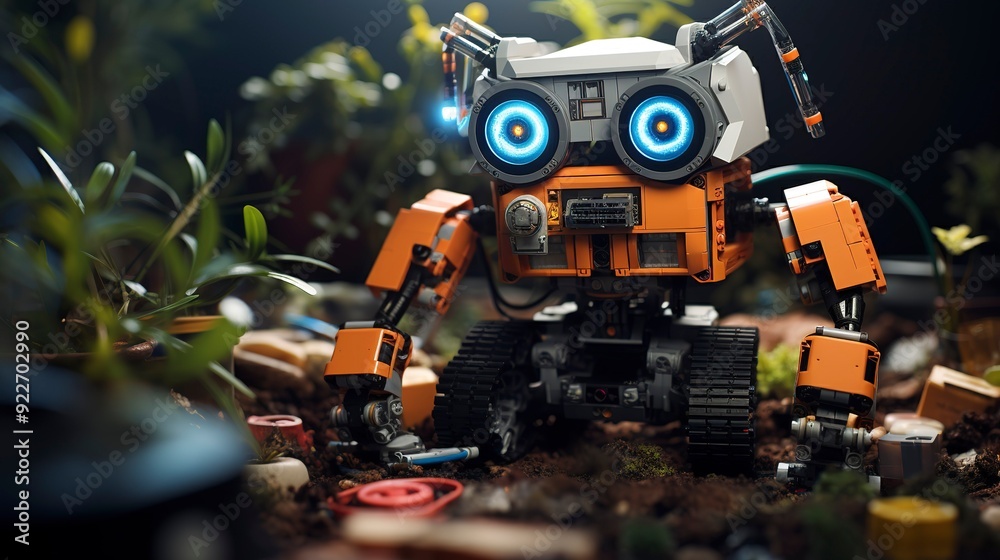 A photo of a robotics kit for STEM education. A photo of a robotics kit for STEM education.