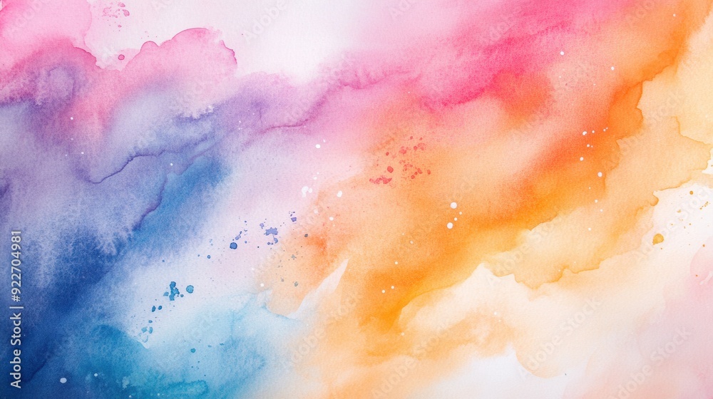Obraz premium Colorful Abstract Watercolor