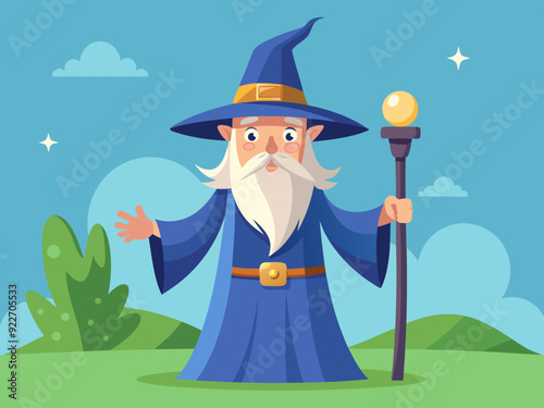 Cartoony wizard 