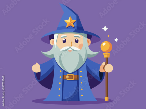 Cartoony wizard  photo