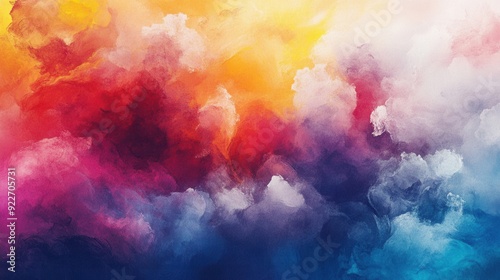 Abstract Colorful Clouds