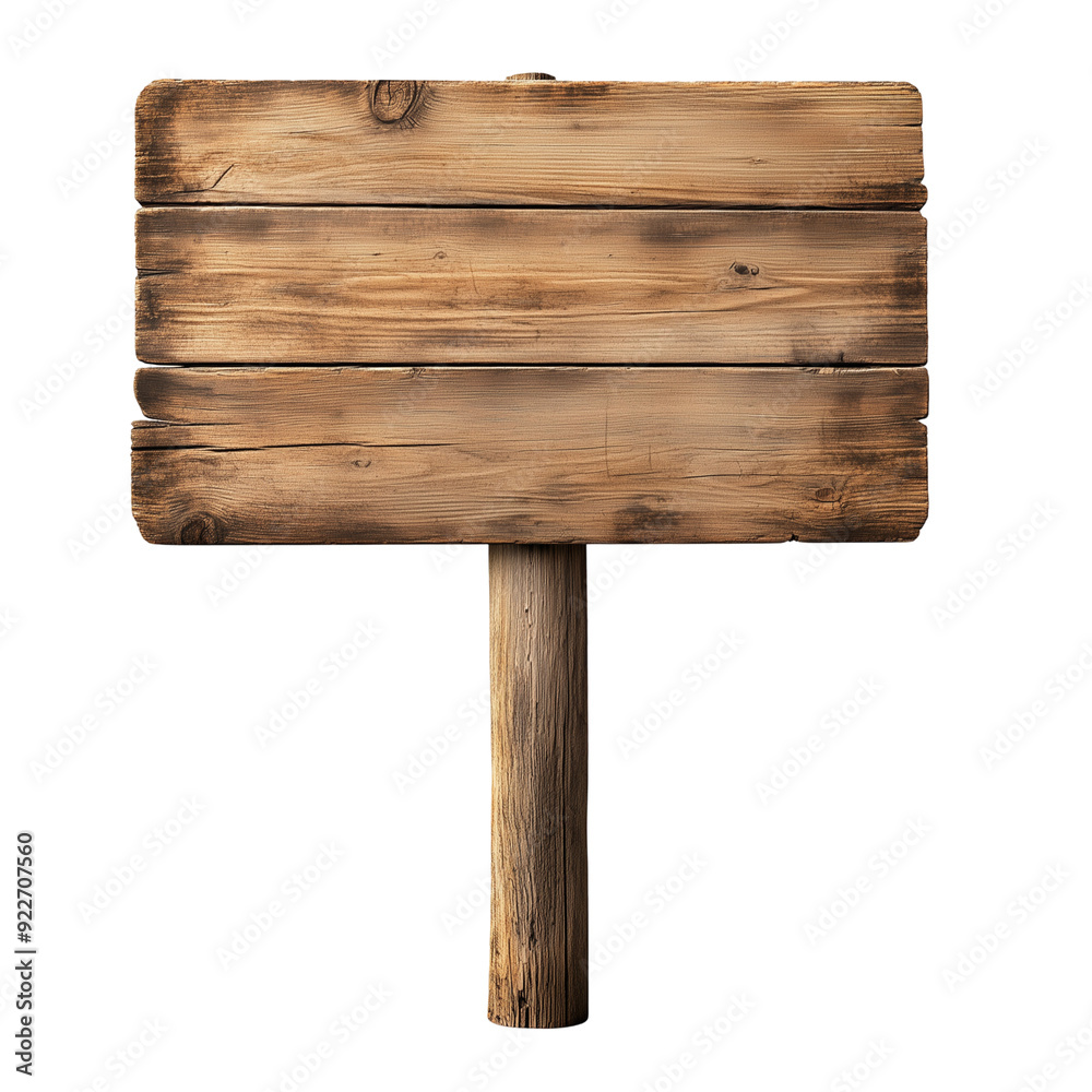 Wooden signboard isolated. Wooden signboard isolated.