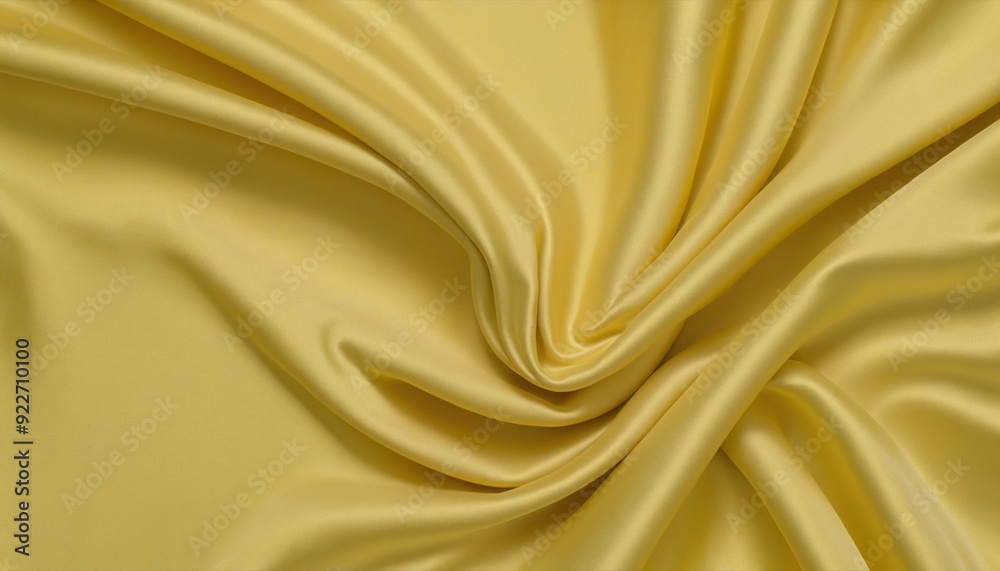 Yellow Silk Background Wall Paper Design