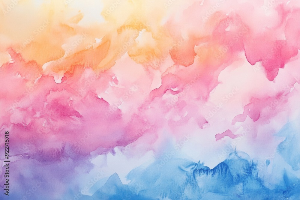 Fototapeta premium Colorful Abstract Watercolor
