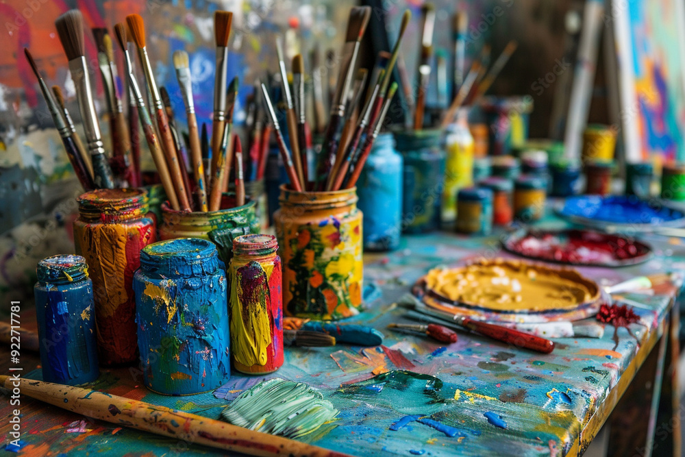 Colorful Artist's Palette Colorful Artist's Palette