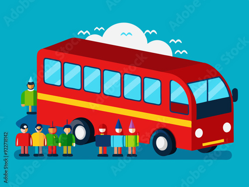Bus'à queue rouge 