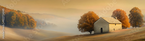 Beautiful Vintage Barn and Farmland suitable for framing - Image 12 of 15 - 8064 x 2304 - 18.6MP - created by AI photo