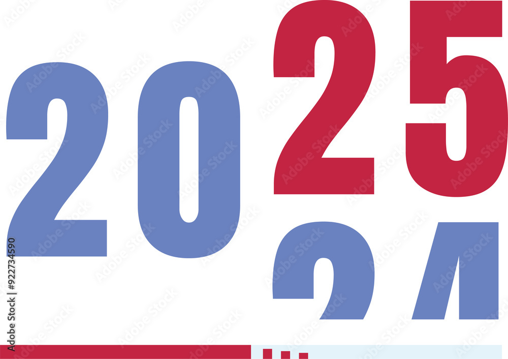 Happy new year 2025 celebration greeting card vector Happy new year 2025 celebration greeting card vector