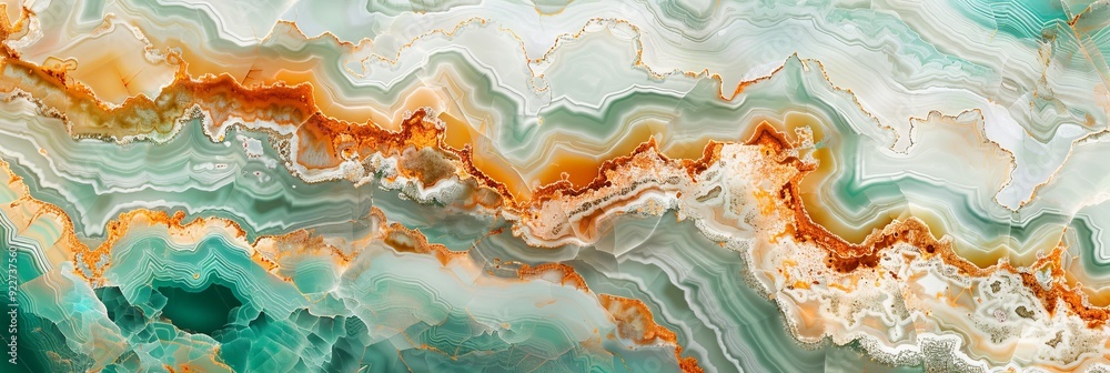 Step into a realm of luxury with polished onyx marble, showcasing exquisite aqua tone reminiscent Step into a realm of luxury with polished onyx marble, showcasing exquisite aqua tone reminiscent