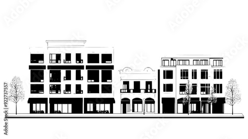 Victorian mansion with steep roof, gables, and large porch, vector illustration art