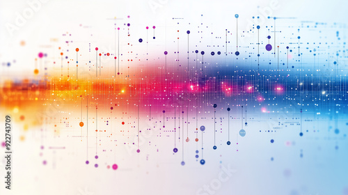 A sankey chart visualizing the flow of data between different stages in a process, with colorful paths and a clear, concise layout.
